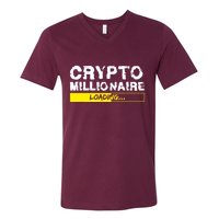 Crypto Millionaire Loading V-Neck T-Shirt