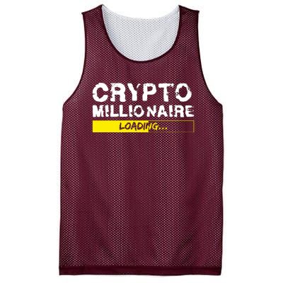 Crypto Millionaire Loading Mesh Reversible Basketball Jersey Tank