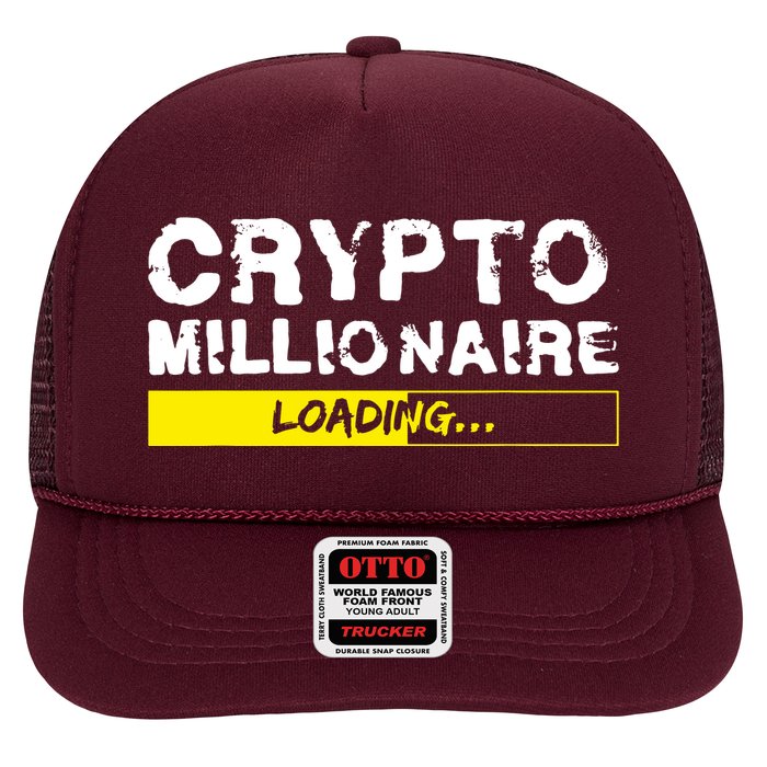 Crypto Millionaire Loading Trucker Hat