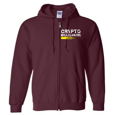 Crypto Millionaire Loading Full Zip Hoodie