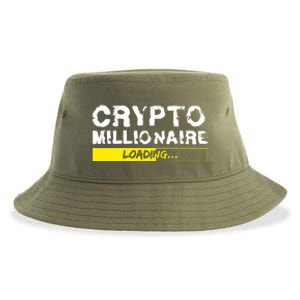 Crypto Millionaire Loading Sustainable Bucket Hat