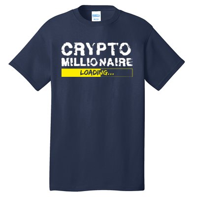 Crypto Millionaire Loading Tall T-Shirt