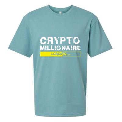 Crypto Millionaire Loading Sueded Cloud Jersey T-Shirt