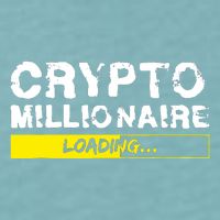 Crypto Millionaire Loading Sueded Cloud Jersey T-Shirt