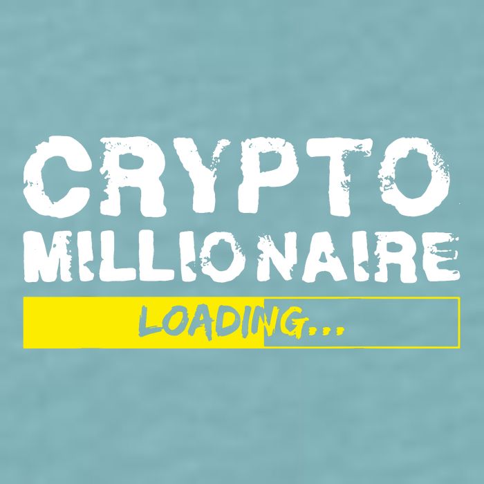 Crypto Millionaire Loading Sueded Cloud Jersey T-Shirt