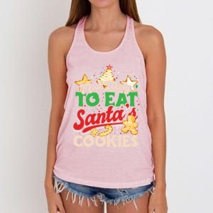 Christmas Most Likely To Eat SantaS Cookies Family Matching Great Gift Women's Knotted Racerback Tank