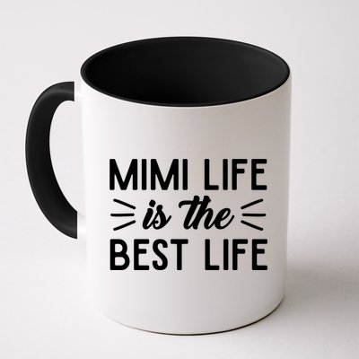 Cute Mimi Life Is The Best Life Letter Graphic Grandma Bless Gift Mug