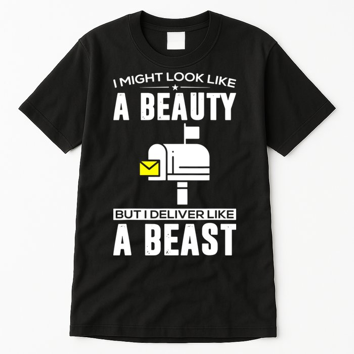 Cute Mail Lady Mail Carrier Postal Worker Tall T-Shirt