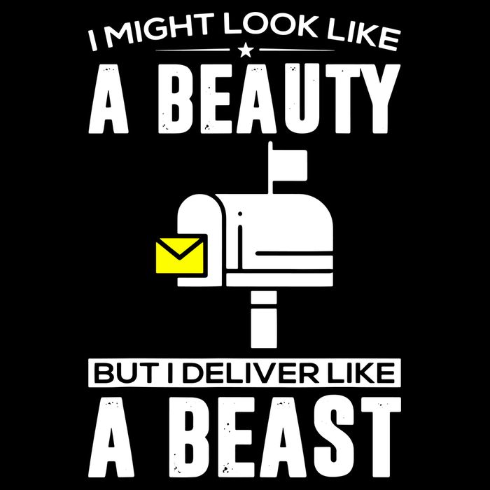 Cute Mail Lady Mail Carrier Postal Worker Tall T-Shirt