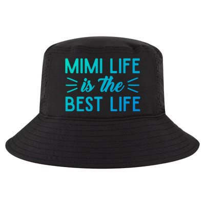 Cute Mimi Life Is The Best Life Letter Graphic Grandma Bless Gift Cool Comfort Performance Bucket Hat