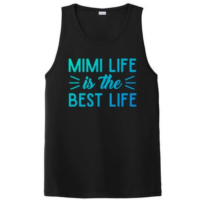 Cute Mimi Life Is The Best Life Letter Graphic Grandma Bless Gift PosiCharge Competitor Tank