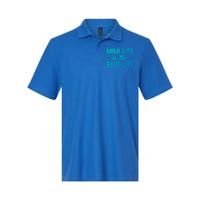 Cute Mimi Life Is The Best Life Letter Graphic Grandma Bless Gift Softstyle Adult Sport Polo