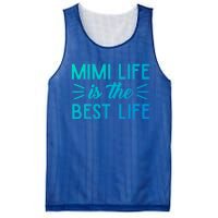 Cute Mimi Life Is The Best Life Letter Graphic Grandma Bless Gift Mesh Reversible Basketball Jersey Tank