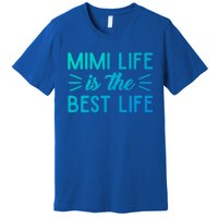 Cute Mimi Life Is The Best Life Letter Graphic Grandma Bless Gift Premium T-Shirt