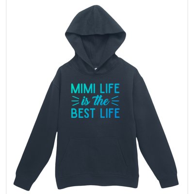 Cute Mimi Life Is The Best Life Letter Graphic Grandma Bless Gift Urban Pullover Hoodie