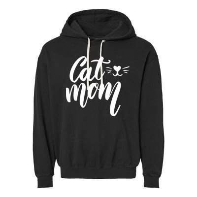 Cat Mom Lover Cute Gift Garment-Dyed Fleece Hoodie