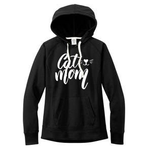 Cat Mom Lover Cute Gift Women's Fleece Hoodie