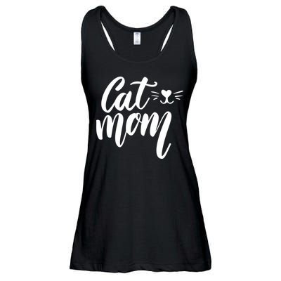 Cat Mom Lover Cute Gift Ladies Essential Flowy Tank