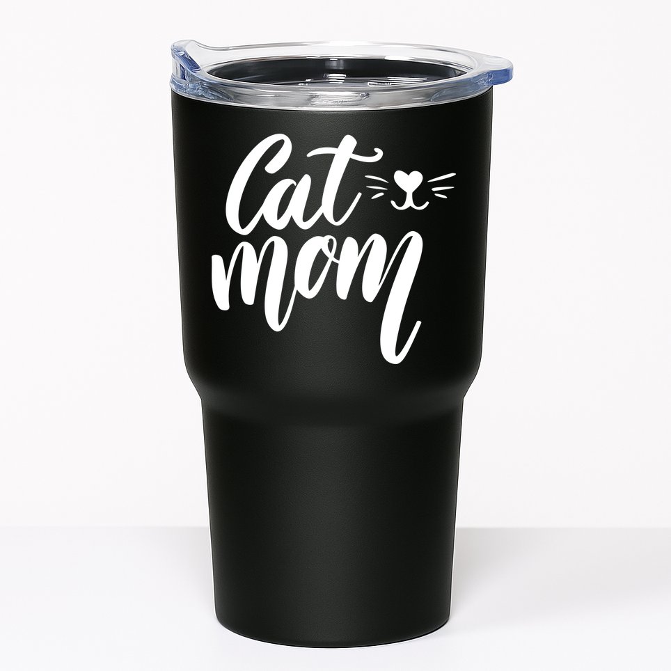 Cat Mom Lover Cute Gift Tumbler
