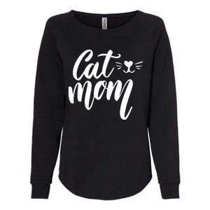 Cat Mom Lover Cute Gift Womens California Wash Sweatshirt