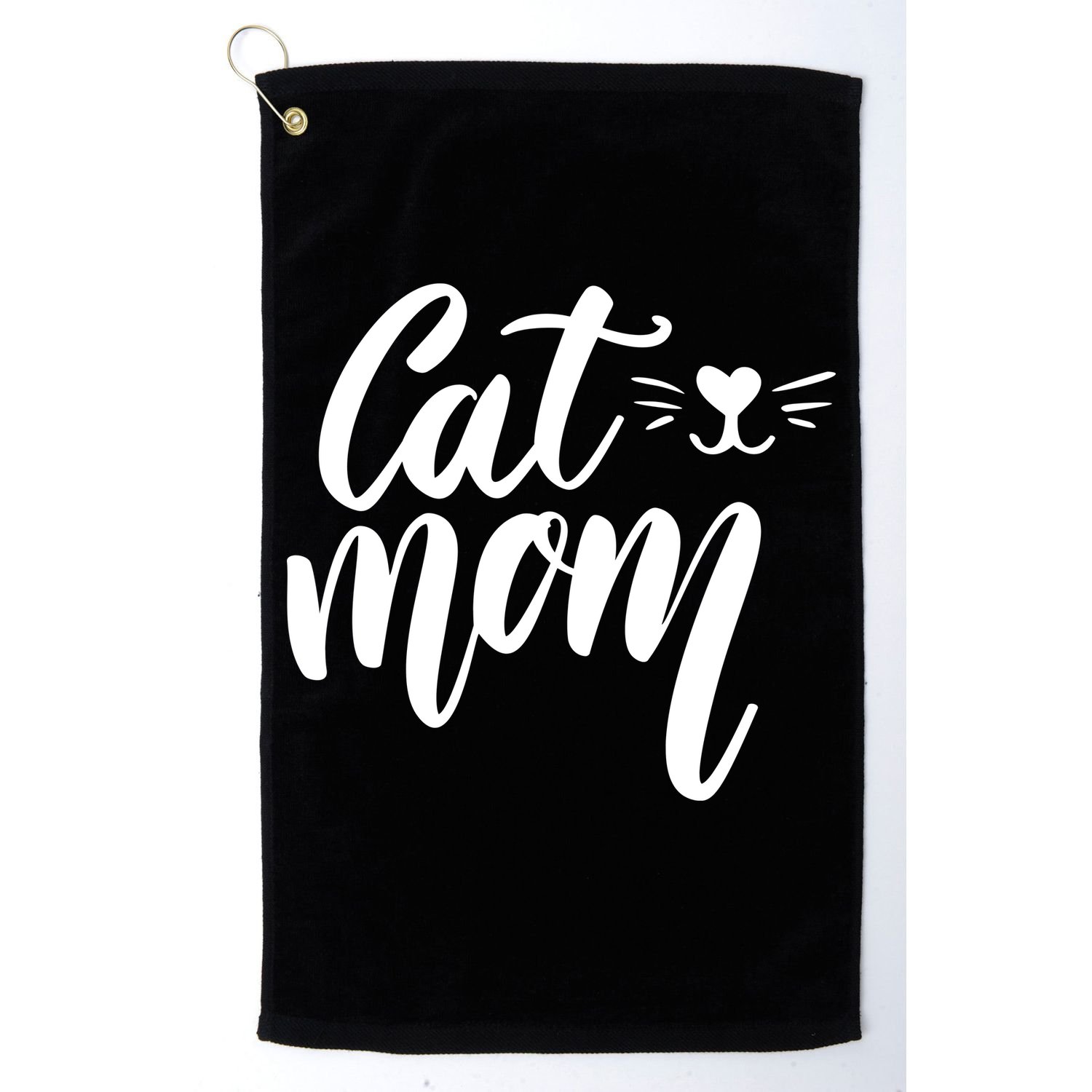 Cat Mom Lover Cute Gift Golf Towel
