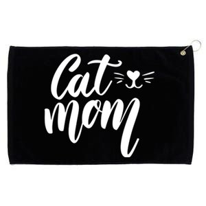 Cat Mom Lover Cute Gift Grommeted Golf Towel