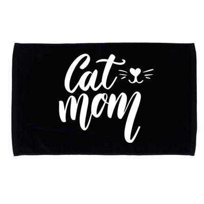 Cat Mom Lover Cute Gift Microfiber Hand Towel