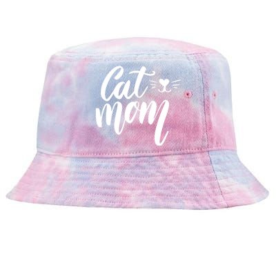 Cat Mom Lover Cute Gift Tie-Dyed Bucket Hat