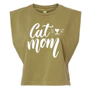 Cat Mom Lover Cute Gift Garment-Dyed Women's Muscle Tee