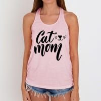 Cat Mom Lover Cute Gift Women's Knotted Racerback Tank