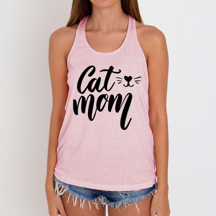 Cat Mom Lover Cute Gift Women's Knotted Racerback Tank