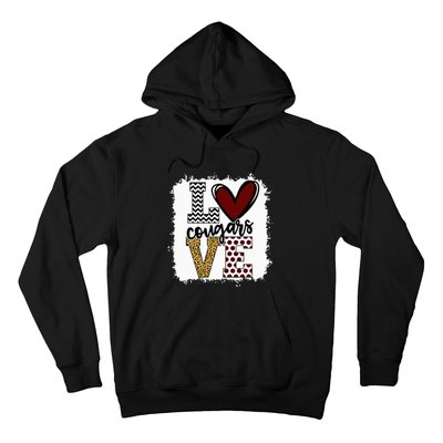 Cougars Mascot Love  School Spirit Fantastic Gifts Hoodie