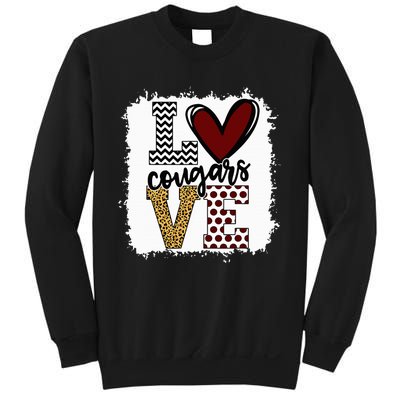 Cougars Mascot Love  School Spirit Fantastic Gifts Sweatshirt