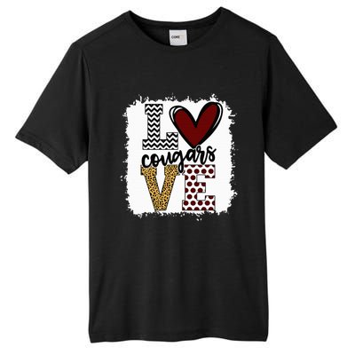 Cougars Mascot Love  School Spirit Fantastic Gifts Tall Fusion ChromaSoft Performance T-Shirt