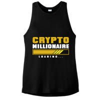 Crypto Millionaire Loading Ladies PosiCharge Tri-Blend Wicking Tank