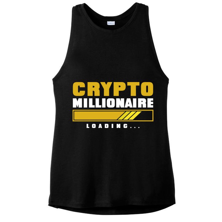 Crypto Millionaire Loading Ladies PosiCharge Tri-Blend Wicking Tank