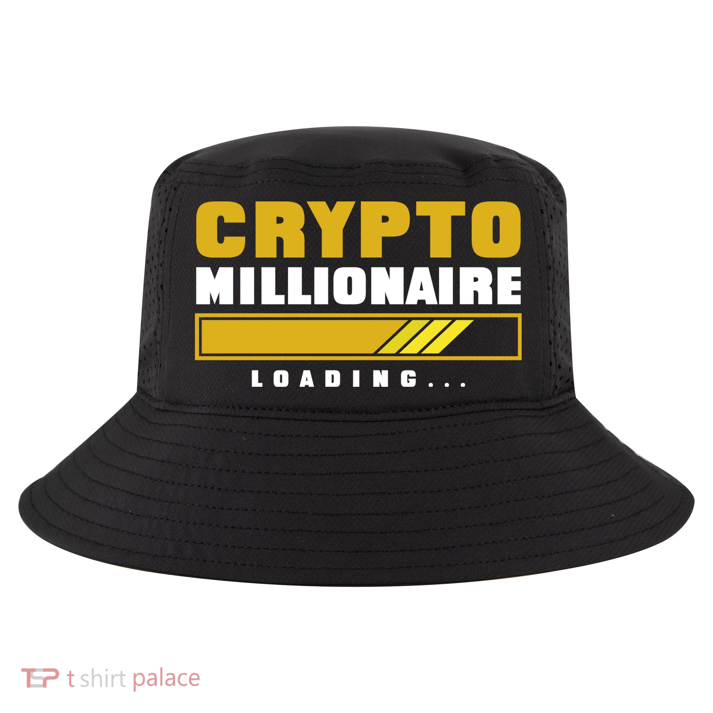 Crypto Millionaire Loading Cool Comfort Performance Bucket Hat
