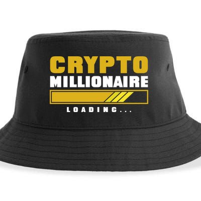 Crypto Millionaire Loading Sustainable Bucket Hat