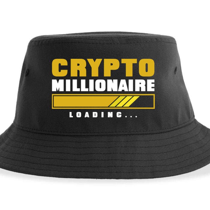 Crypto Millionaire Loading Sustainable Bucket Hat