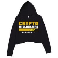 Crypto Millionaire Loading Crop Fleece Hoodie