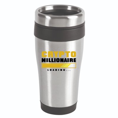 Crypto Millionaire Loading 16oz Travel Tumbler