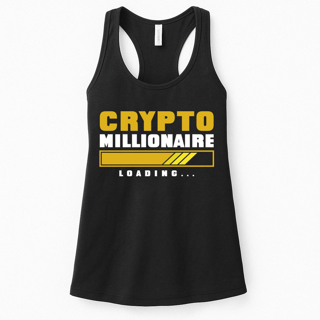 Crypto Millionaire Loading Womens Tank Top