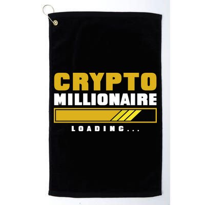 Crypto Millionaire Loading Golf Towel