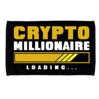Crypto Millionaire Loading Microfiber Hand Towel