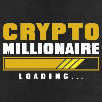 Crypto Millionaire Loading Microfiber Hand Towel