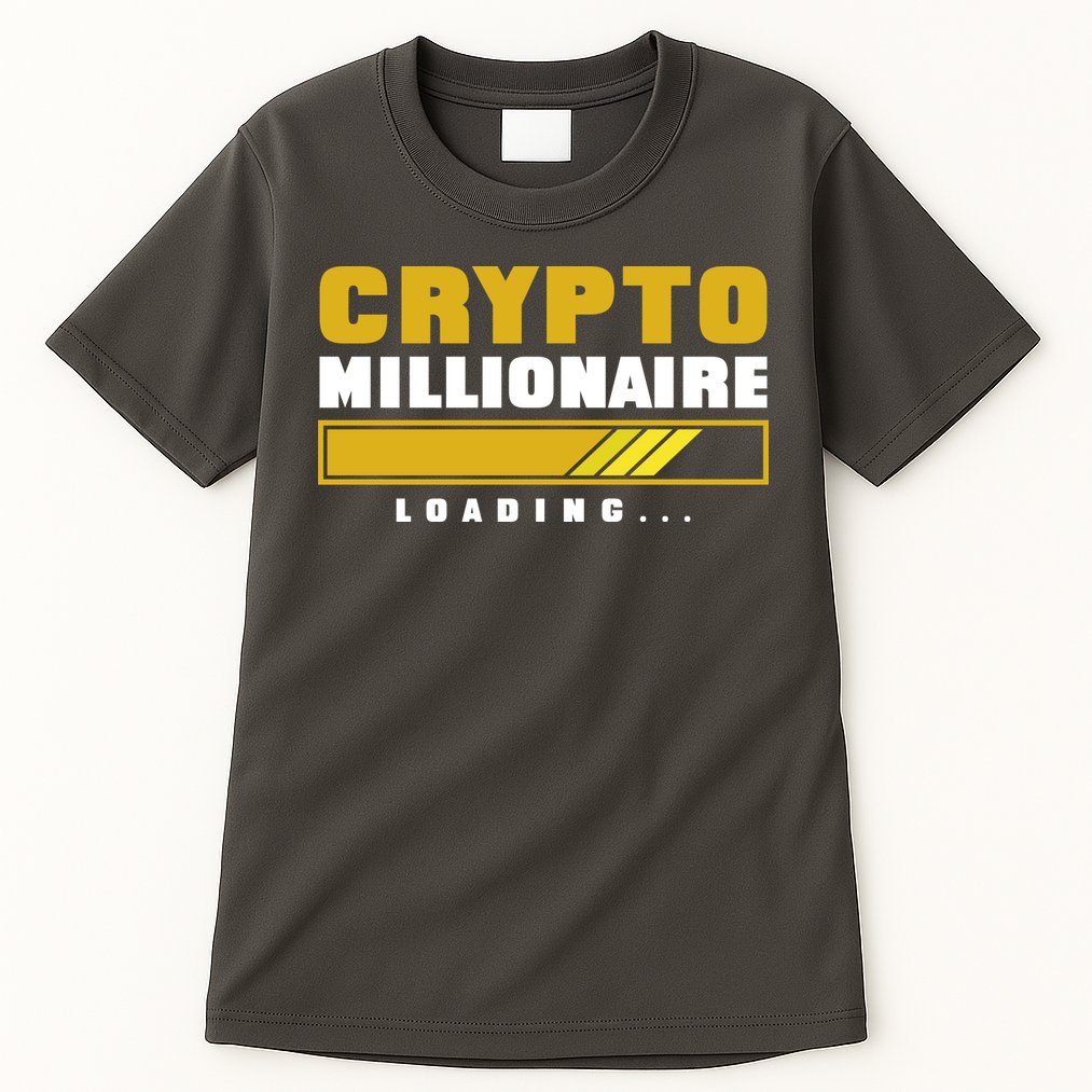Crypto Millionaire Loading Tall T-Shirt