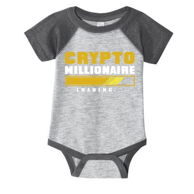 Crypto Millionaire Loading Infant Baby Jersey Bodysuit