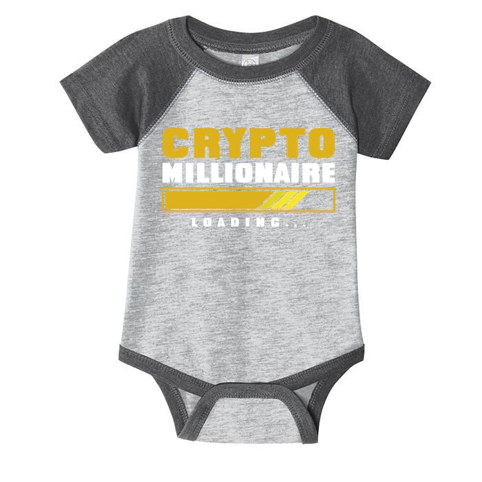 Crypto Millionaire Loading Infant Baby Jersey Bodysuit