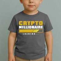 Crypto Millionaire Loading Toddler T-Shirt