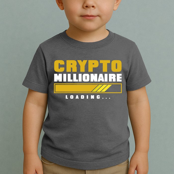 Crypto Millionaire Loading Toddler T-Shirt